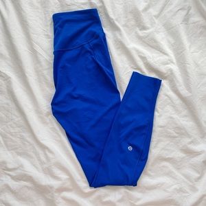 Blue Lululemon Leggings | Base Pace High Rise Tight